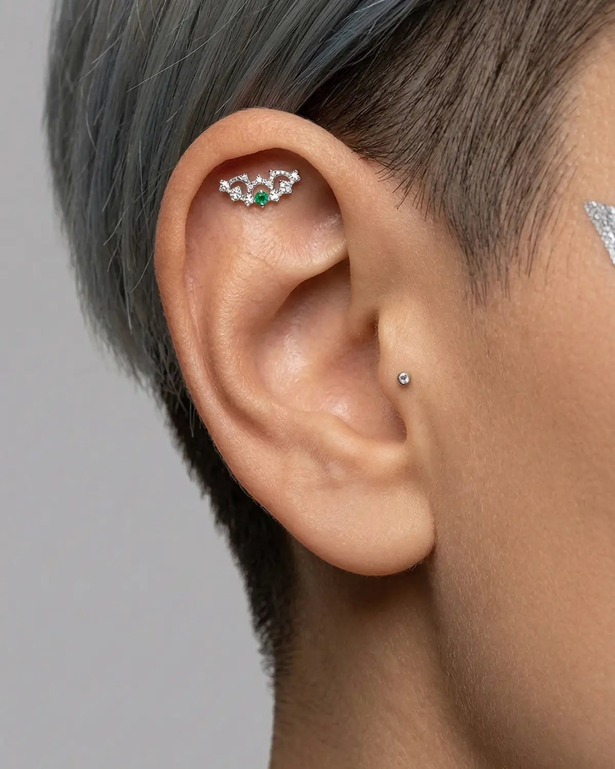 Nocturne Wings Flatback Stud