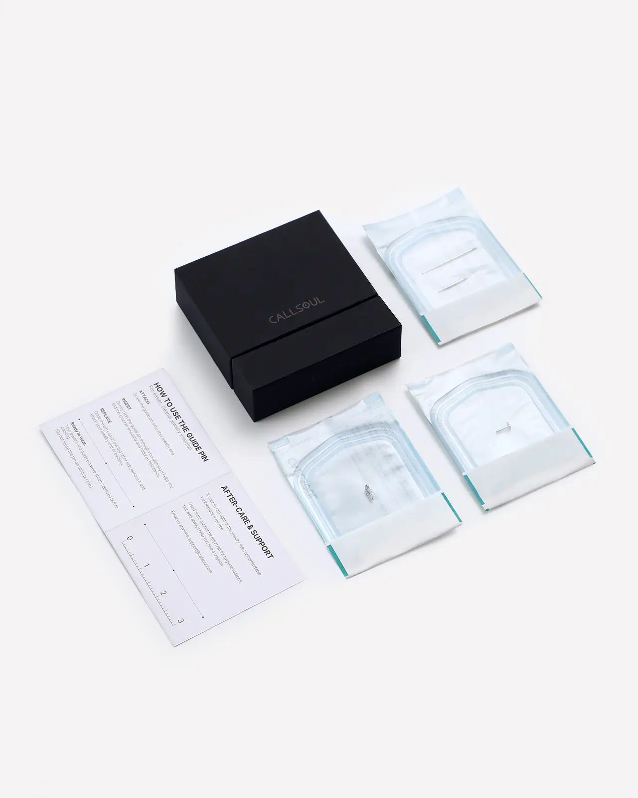 Pavé Crescent Spike Flatback Stud