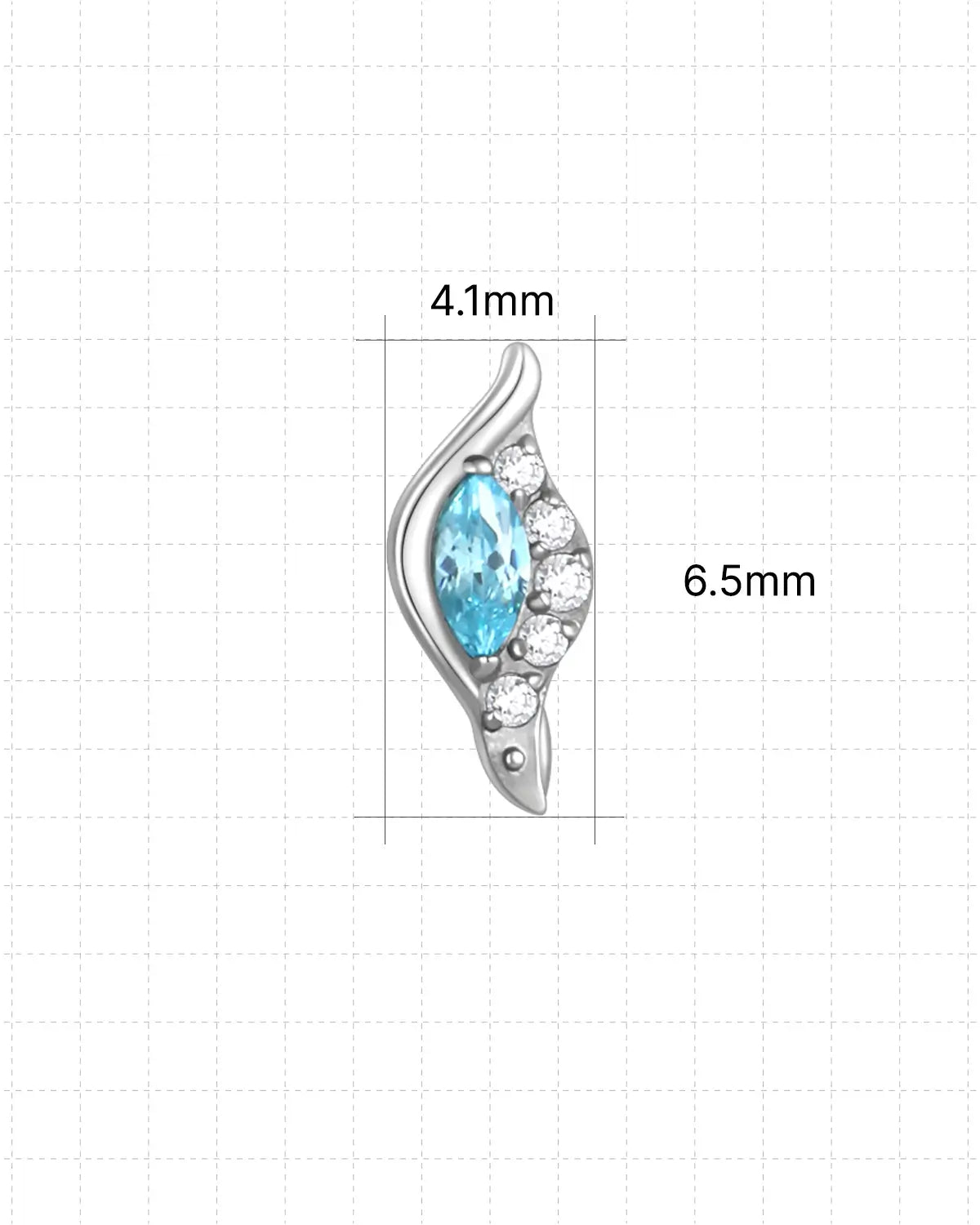 Celestial Eye Flatback Stud