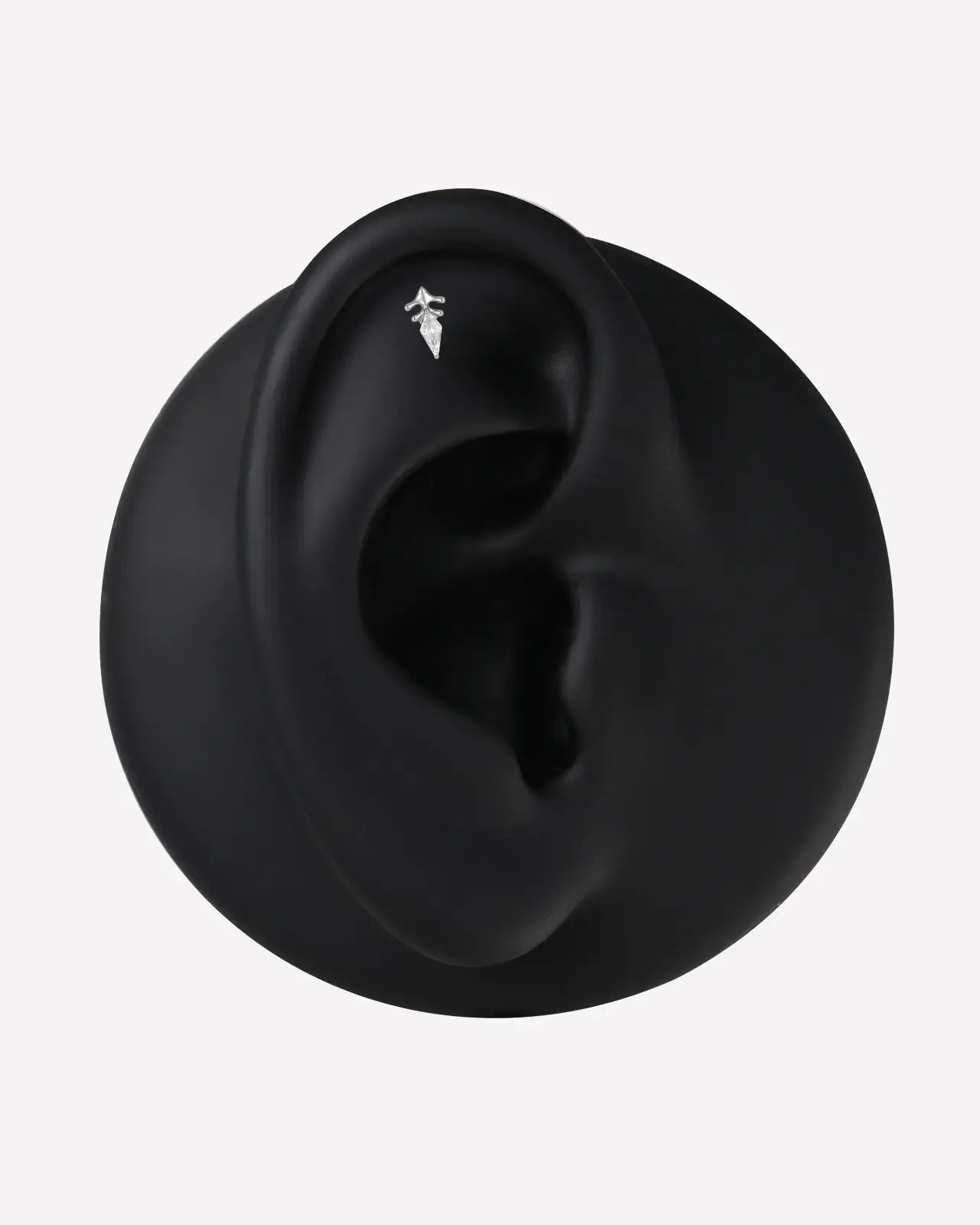 Iris Veil Flatback Stud