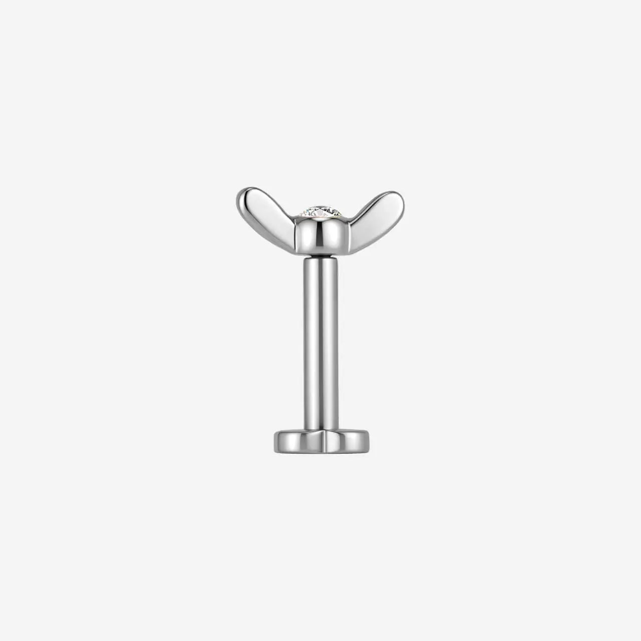 Aero Wing Crystal Flatback Stud