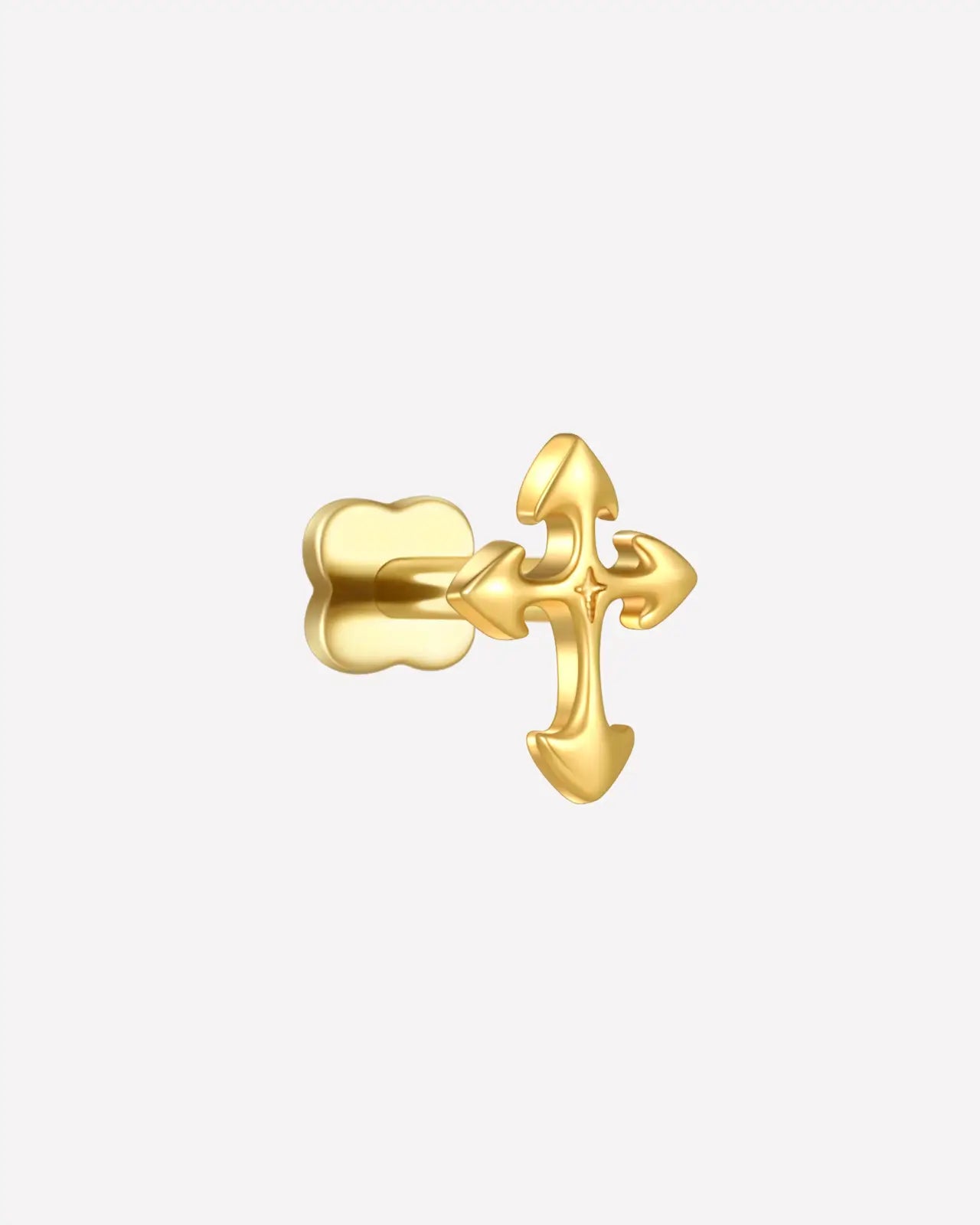 Gothic Arrow Cross Flatback Stud