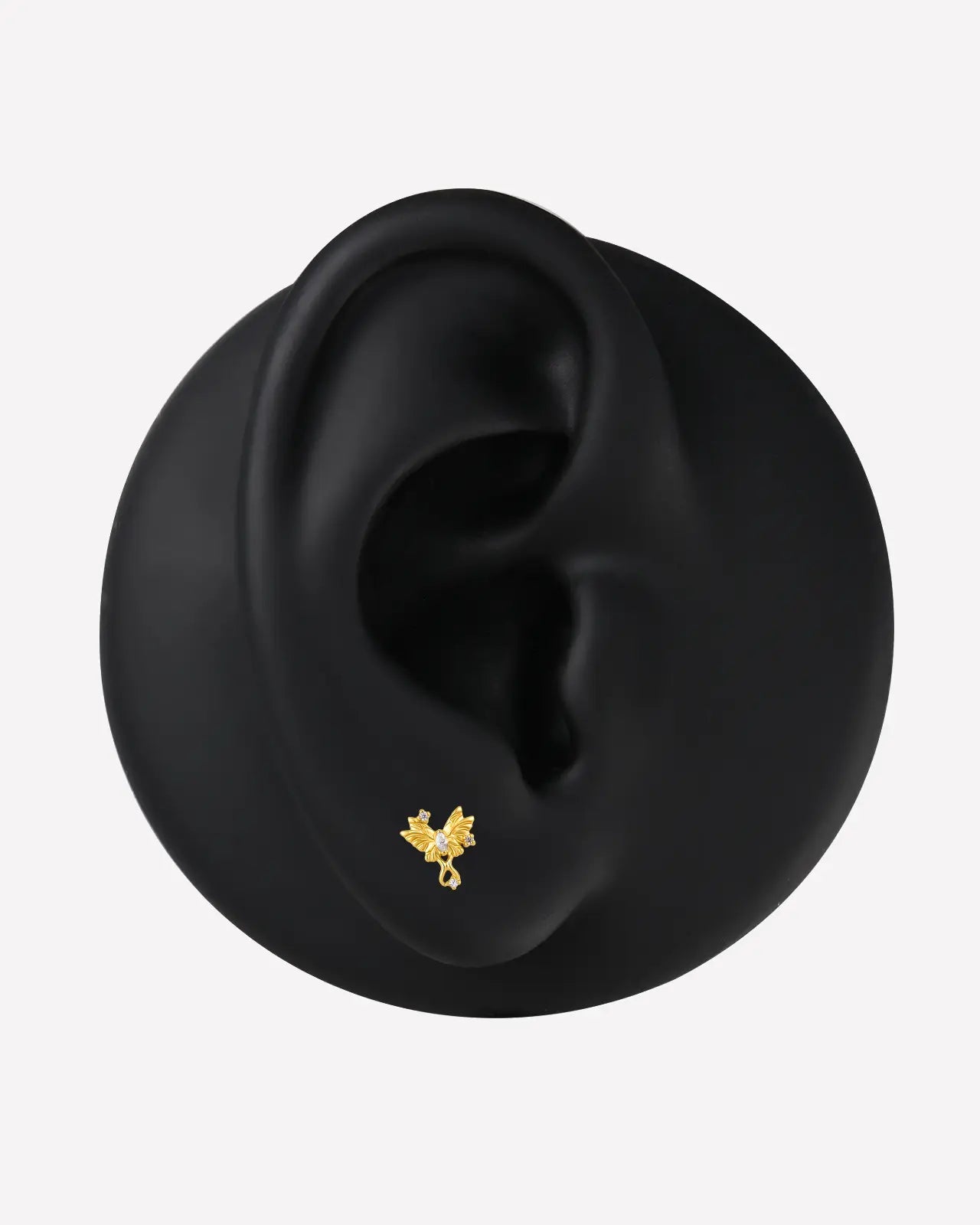 Ribbon Butterfly Flatback Stud