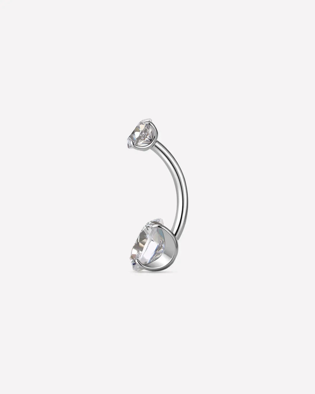 Twin Radiance Belly Button Ring
