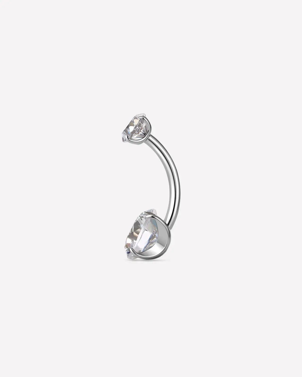 Twin Radiance Belly Button Ring