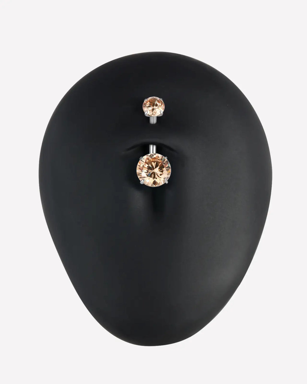 Twin Radiance Belly Button Ring
