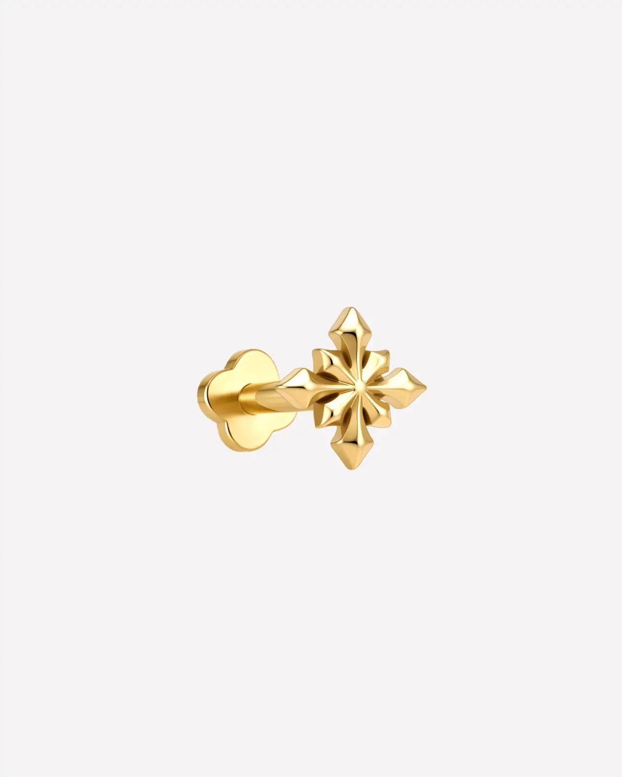 Aster Cross Flatback Stud