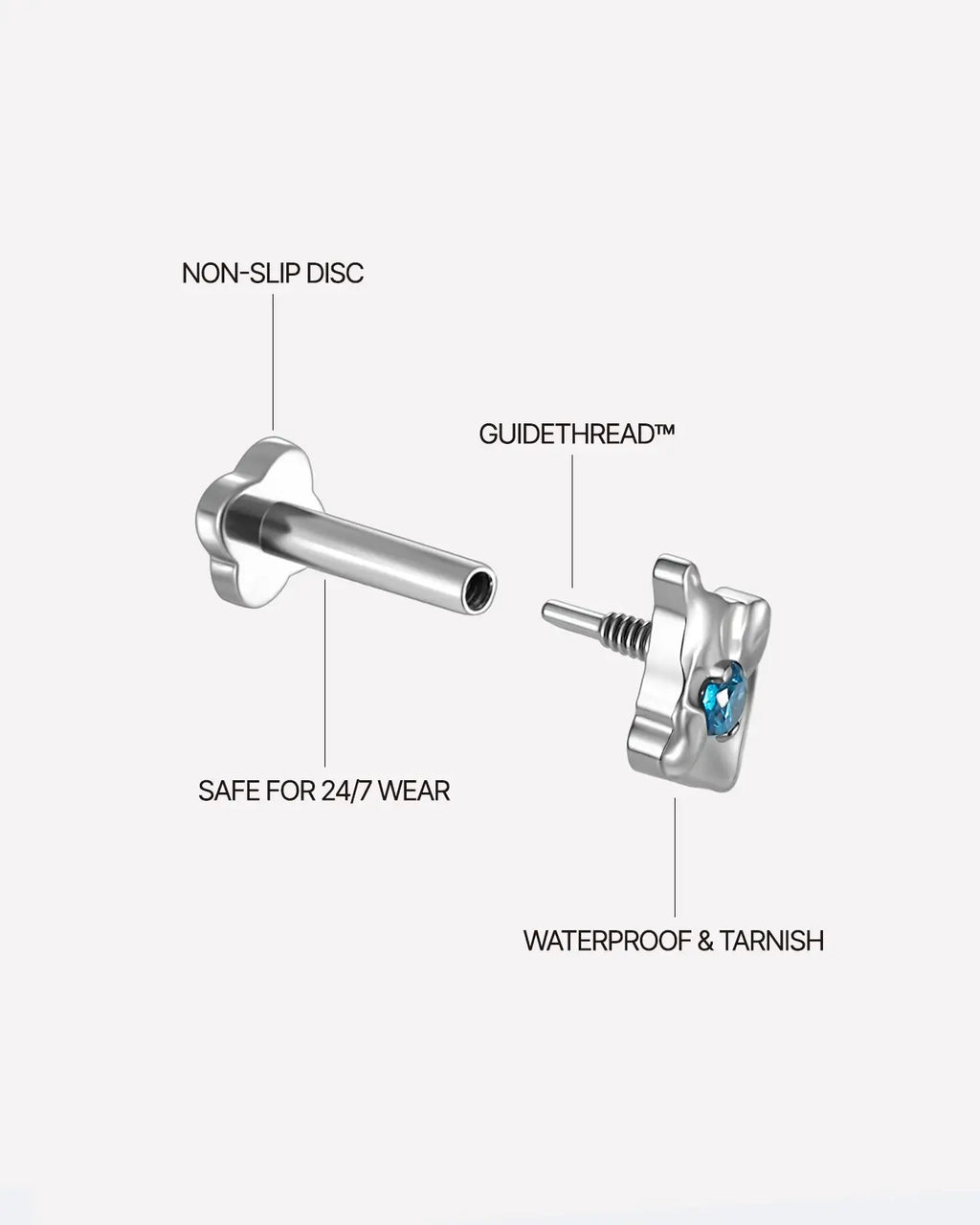 Aegis Crest Flatback Stud
