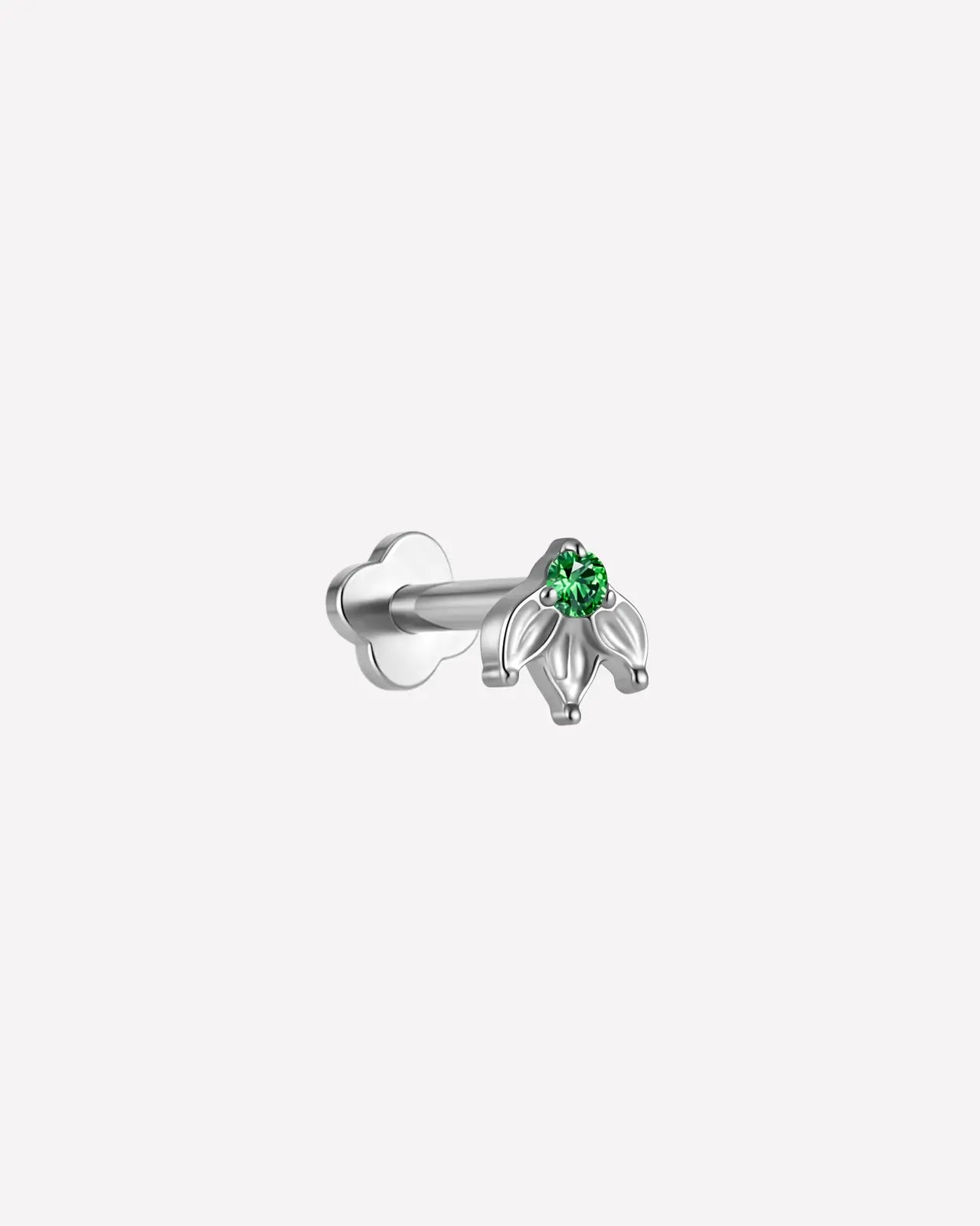 Trillium Gem Flatback Stud