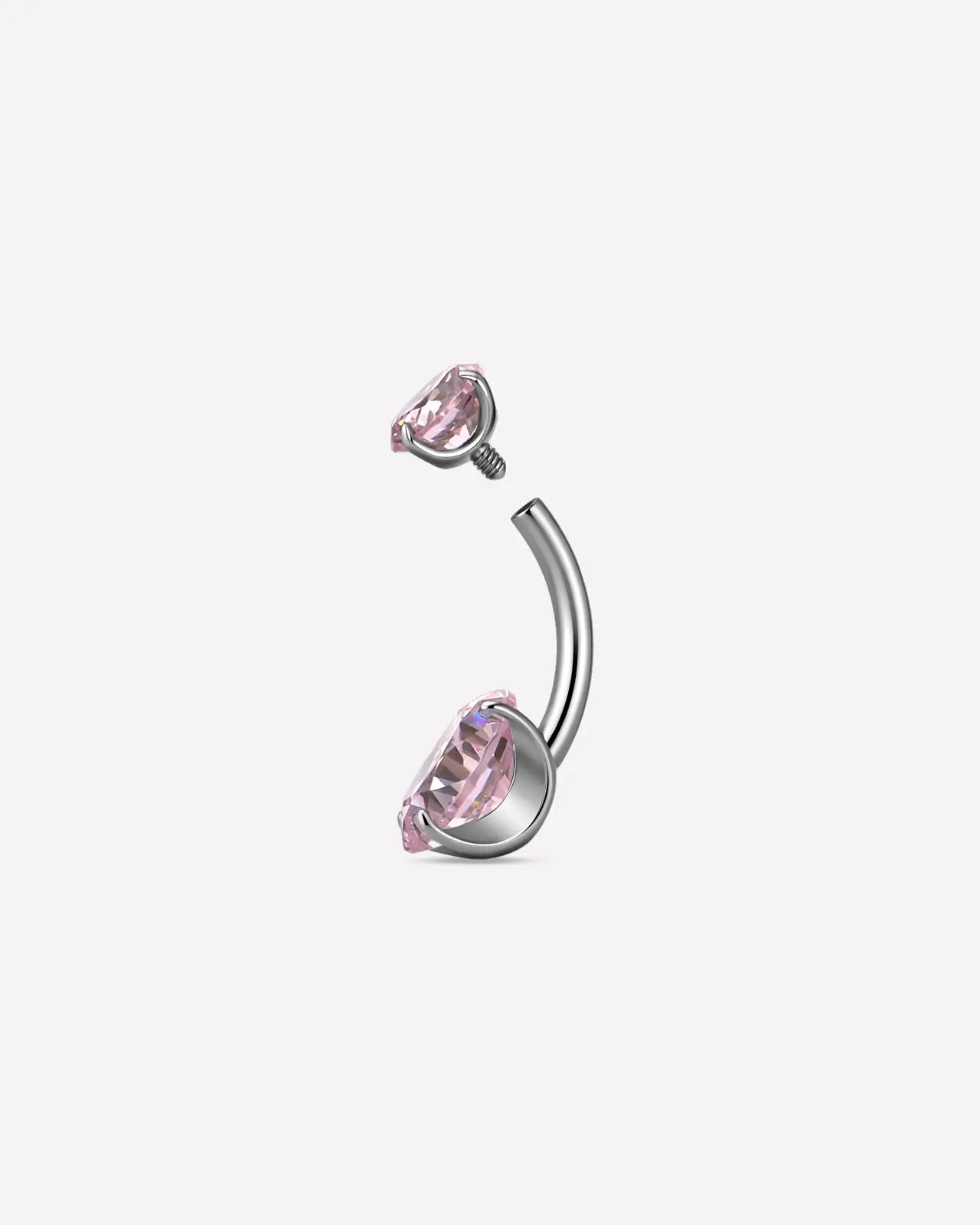Twin Radiance Belly Button Ring