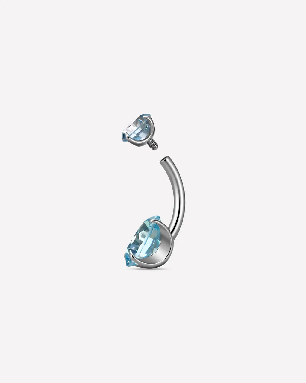 Twin Radiance Belly Button Ring