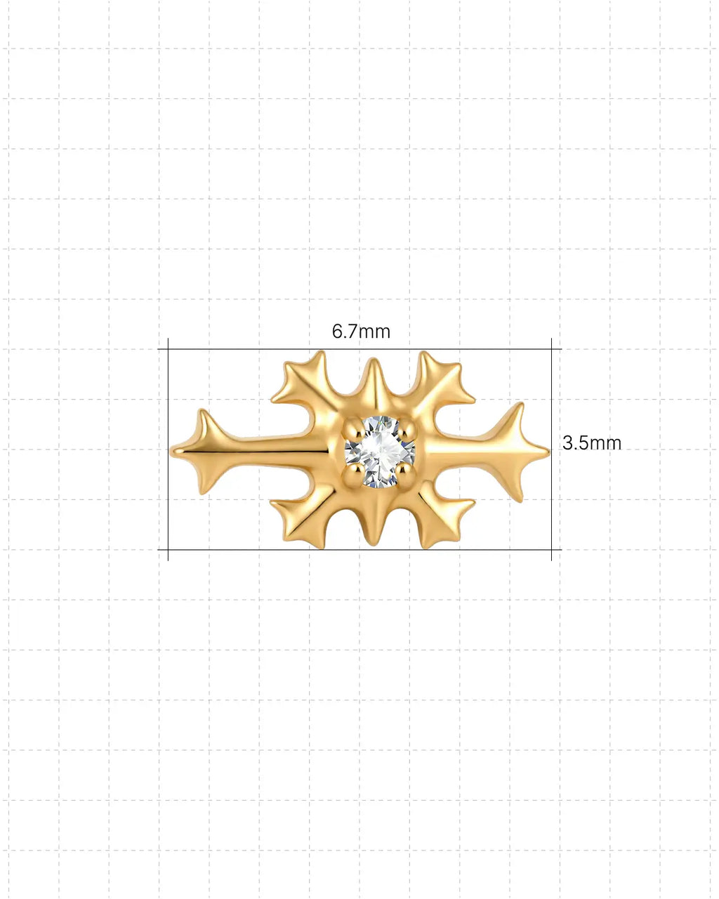 Branch Bloom Flatback-Ohrstecker