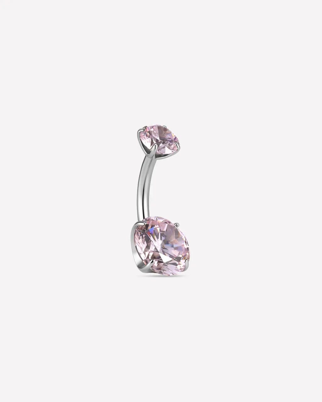 Twin Radiance Belly Button Ring