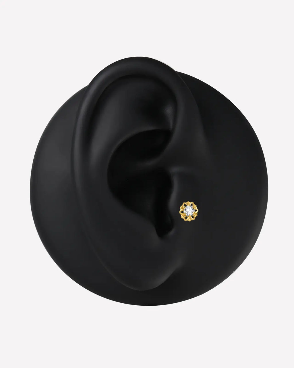 Radiant Blossom Flatback Stud