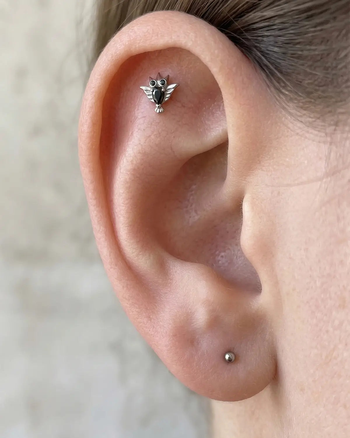 Enchanted Owl Flatback Stud