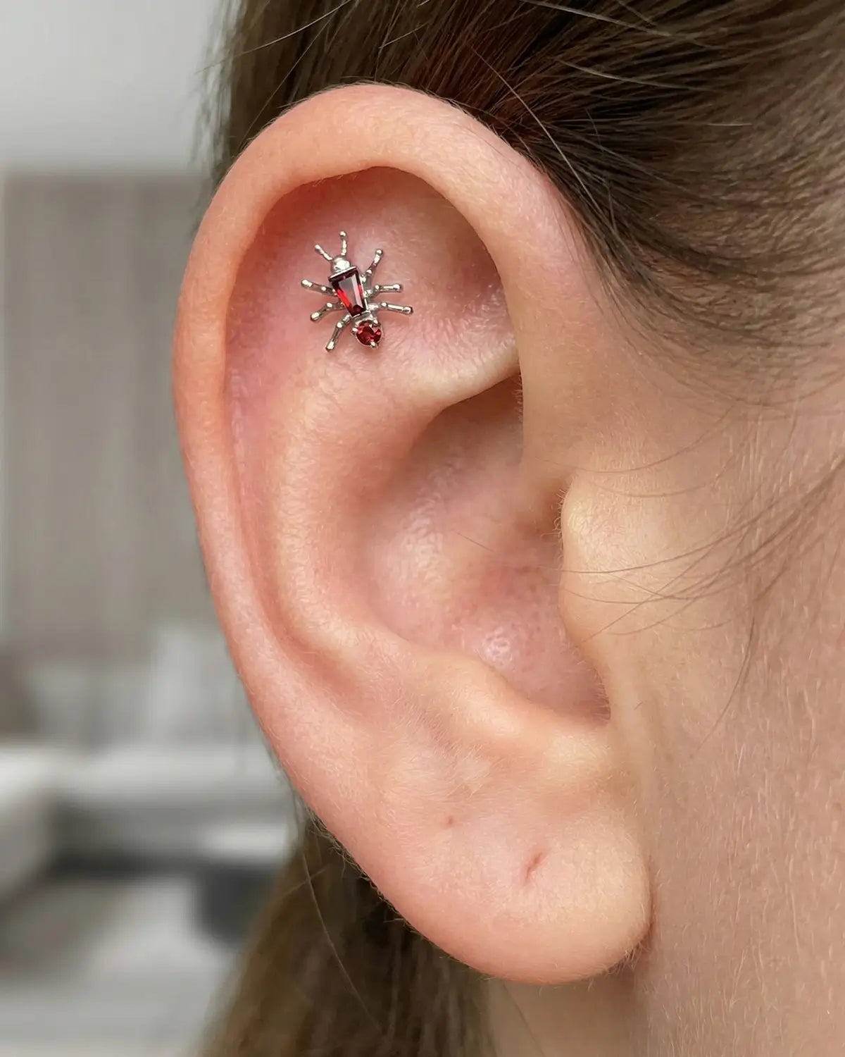 Enchanted Beetle Flatback Stud