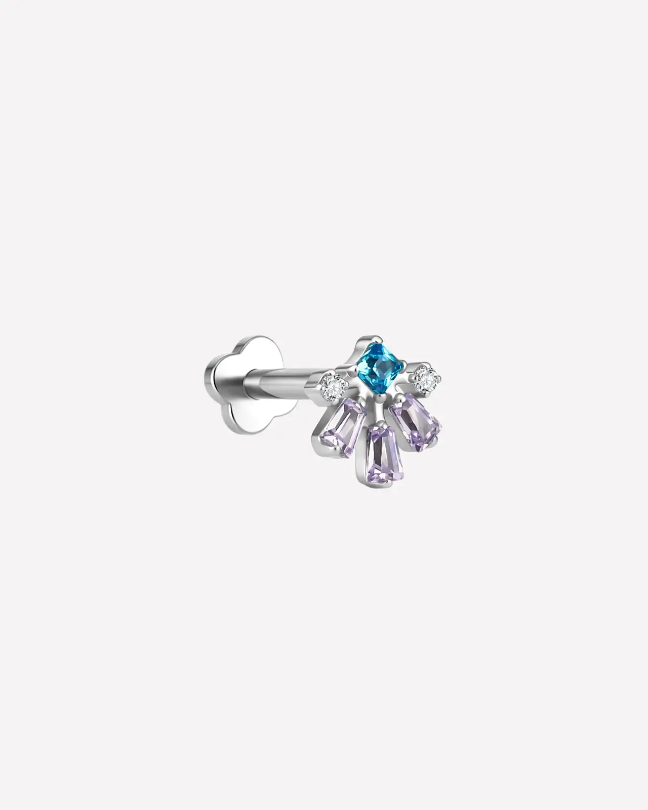 Aurora Square Fan Flatback Stud
