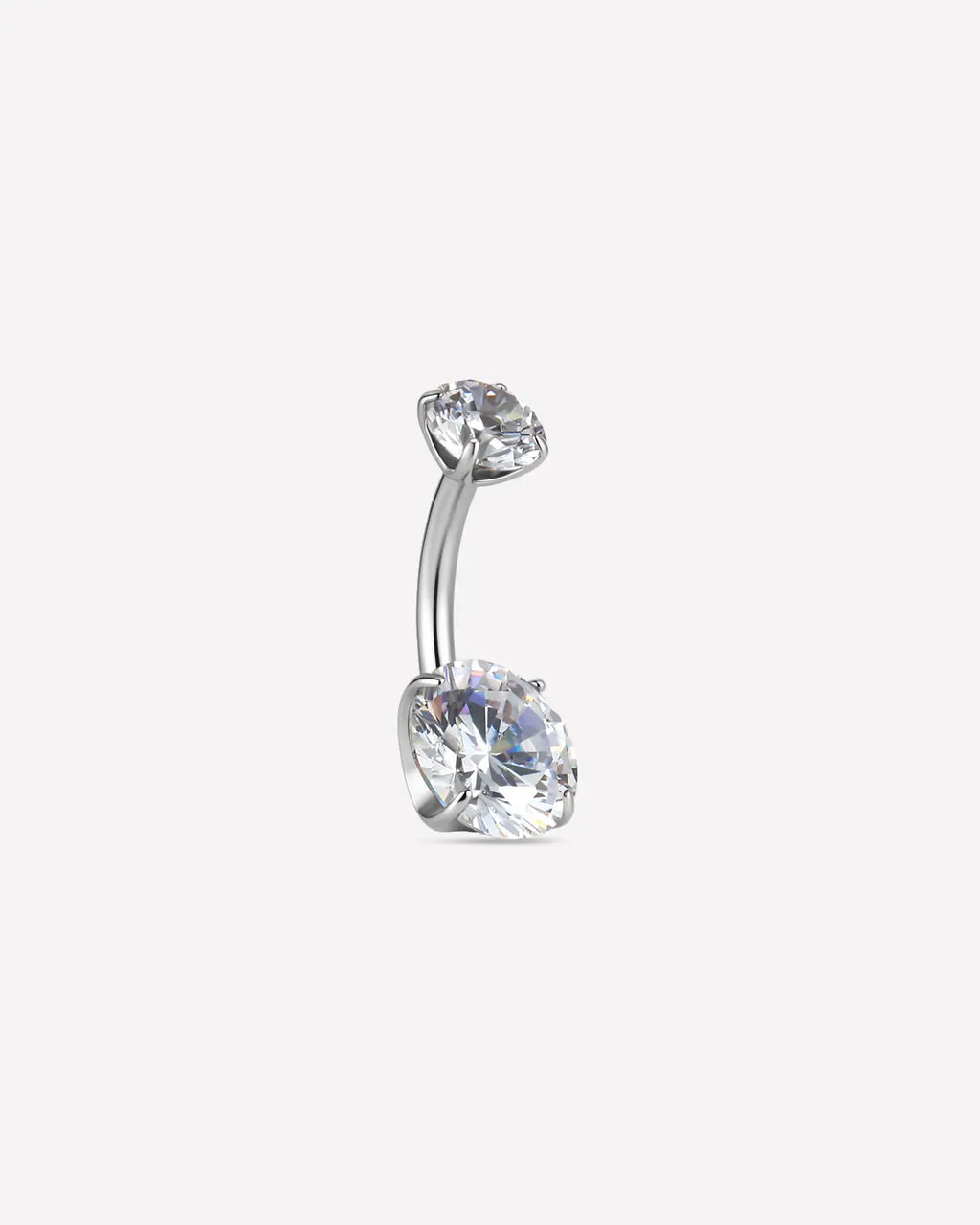 Twin Radiance Belly Button Ring