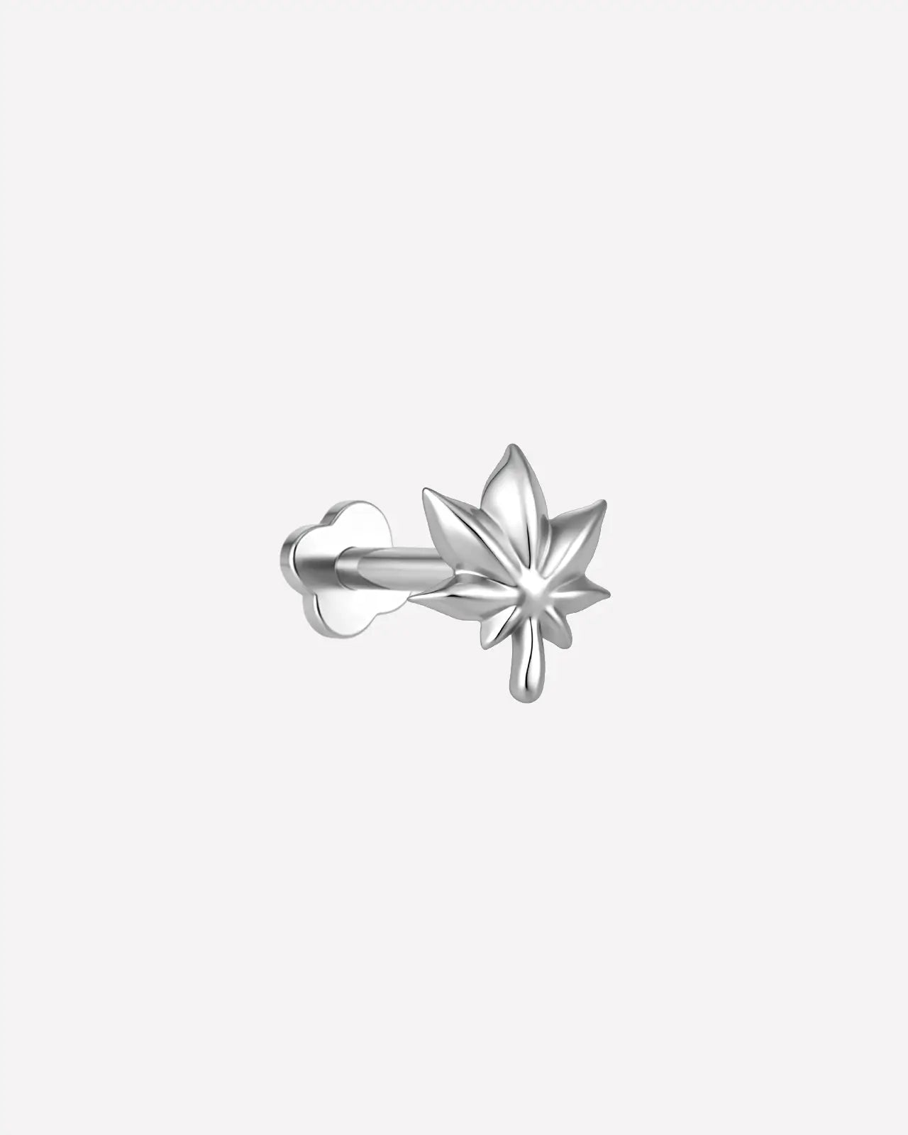 Maple Leaf Flatback Stud