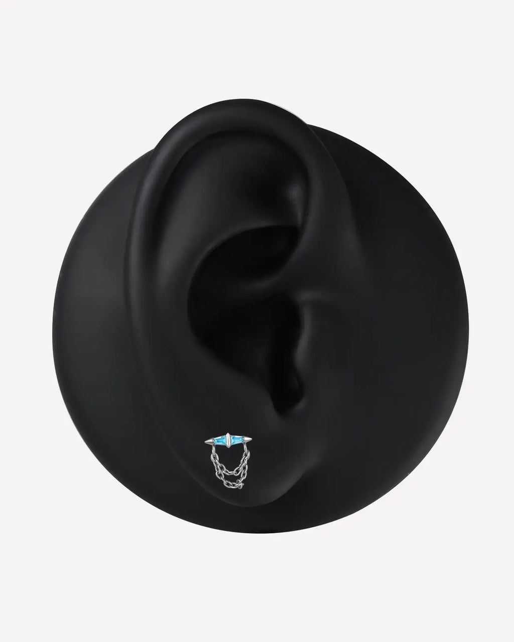 Prism Spike Drape Flatback Stud