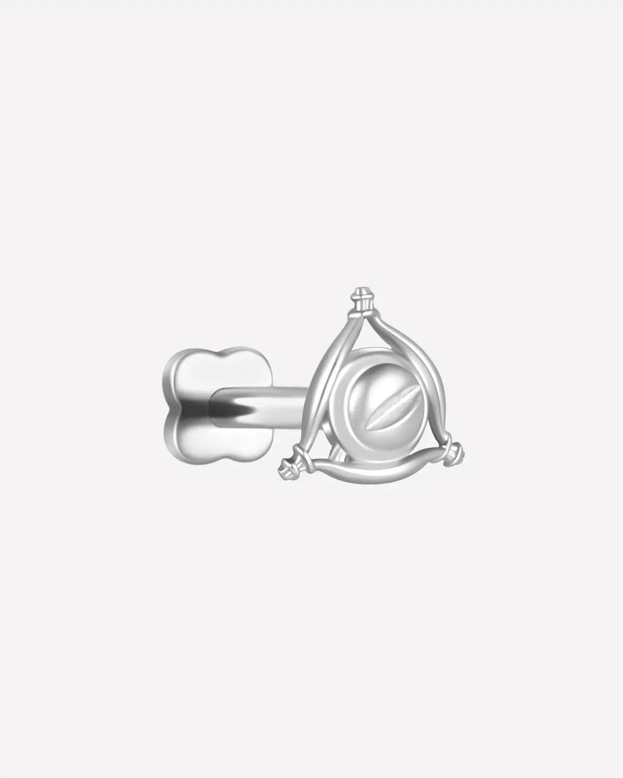 Triune Sigil Flatback Stud