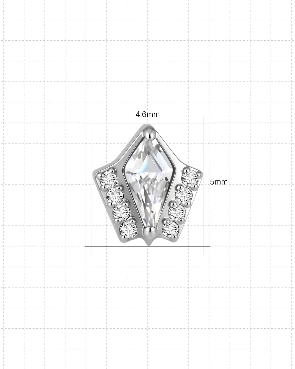 Valkyrie Shield Flatback Stud