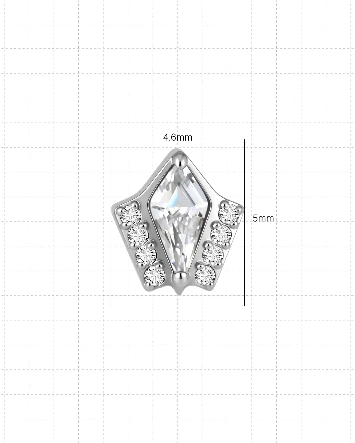 Valkyrie Shield Flatback Stud