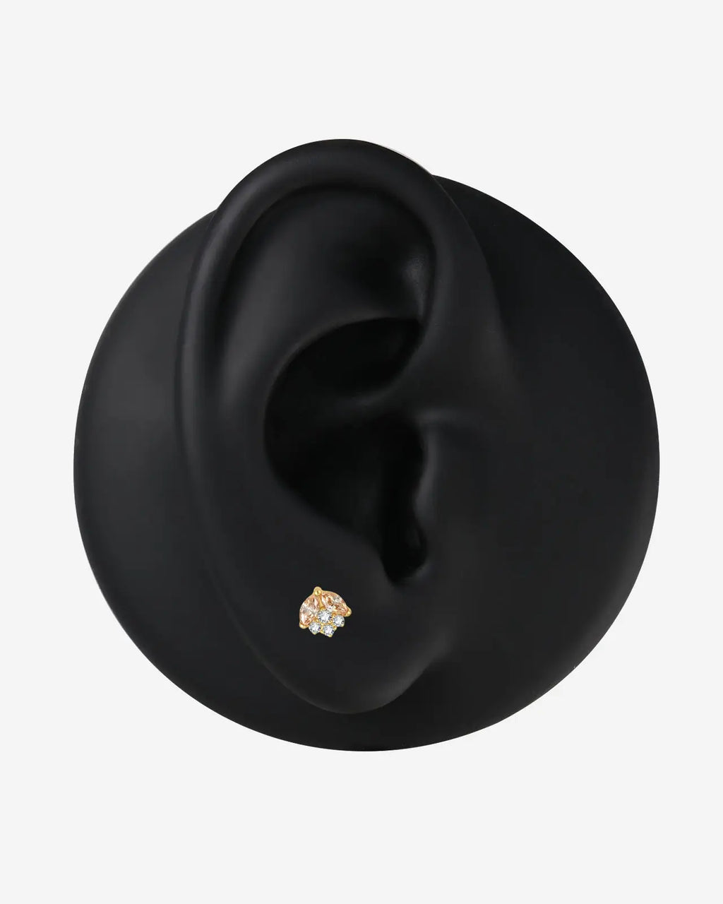 Marquise Petal Bloom Flatback Stud