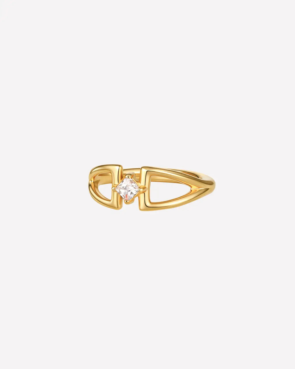 Twin Arc Rhombus Zirconia Clicker