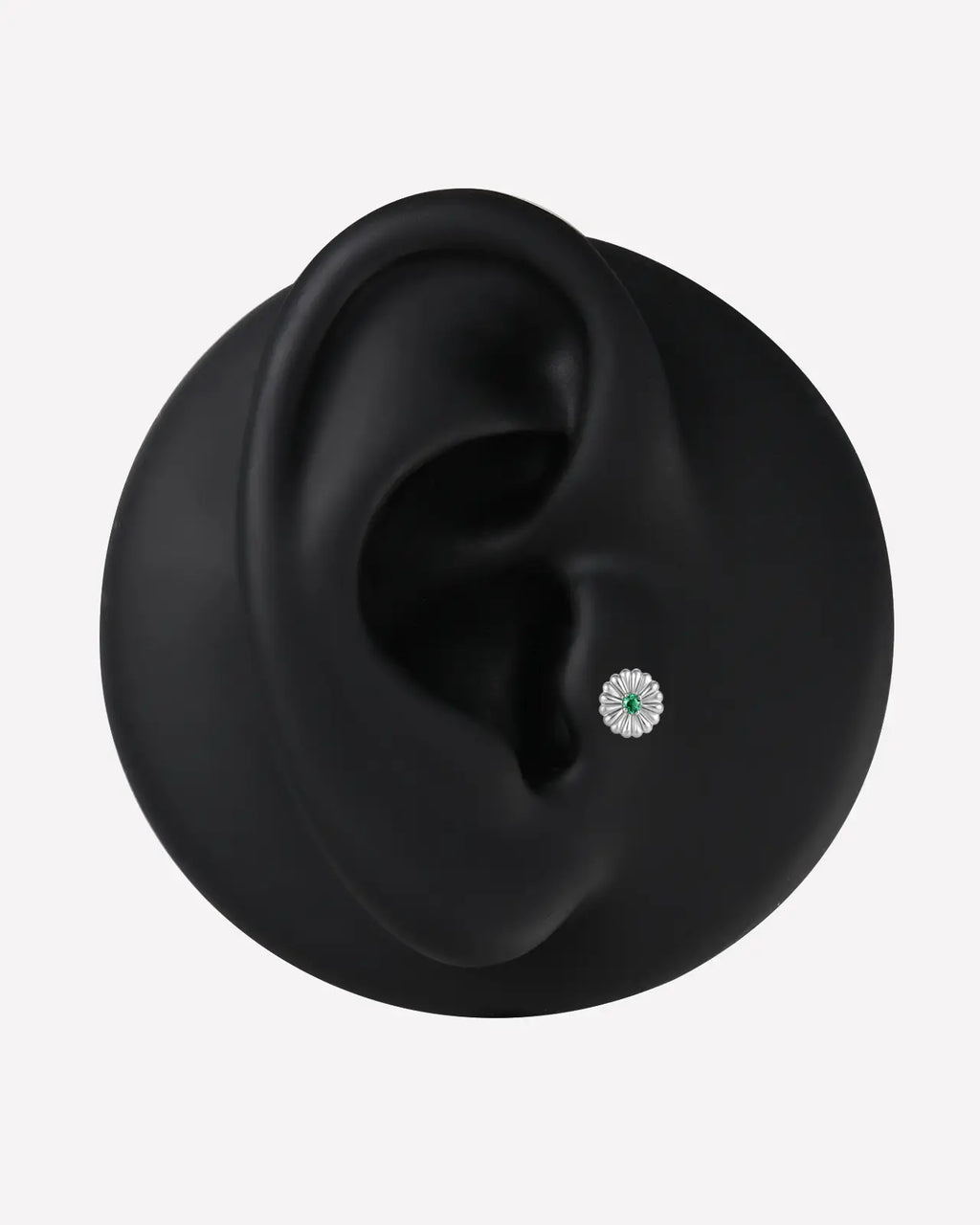 Radiant Petal Bloom Flatback Stud