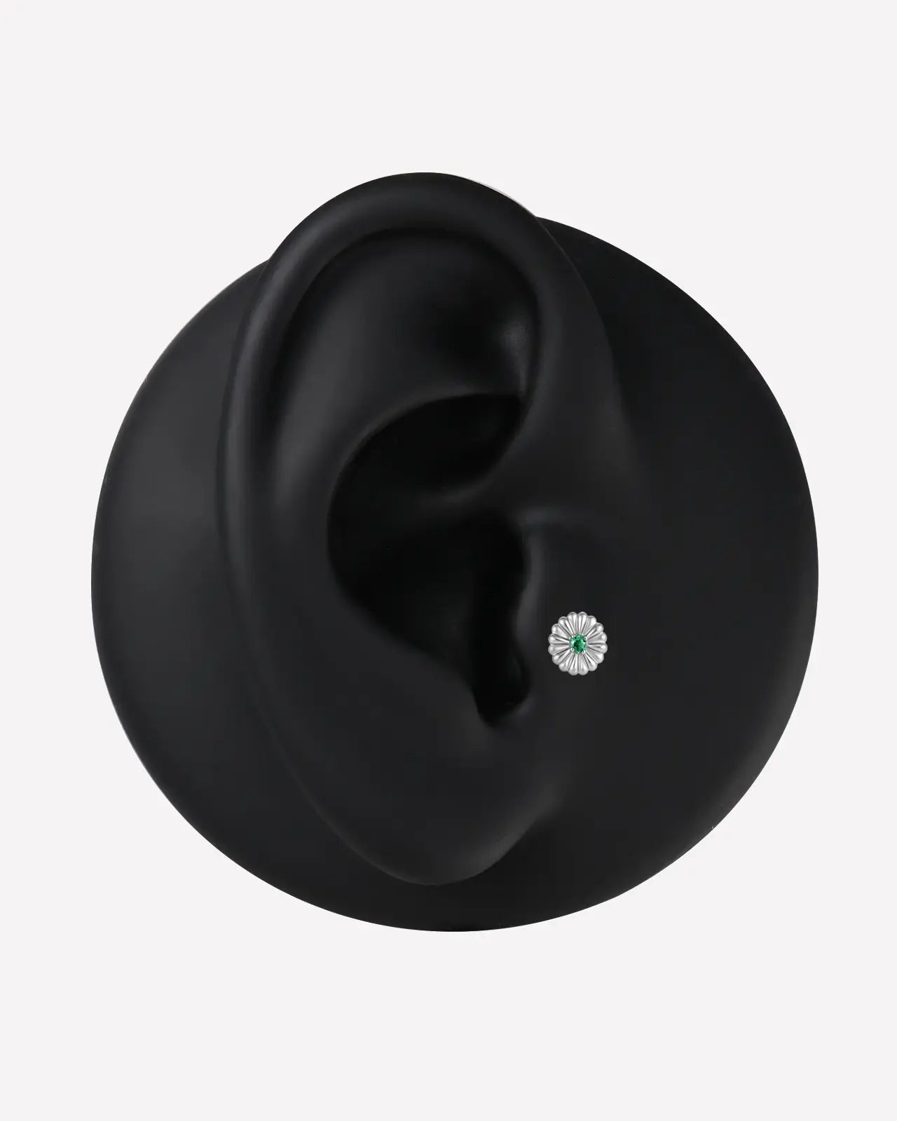 Radiant Petal Bloom Flatback Stud