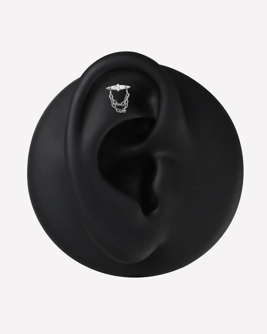 Prism Spike Drape Flatback Stud