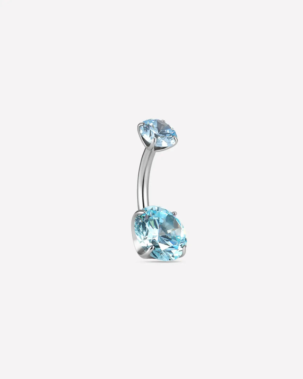 Twin Radiance Belly Button Ring