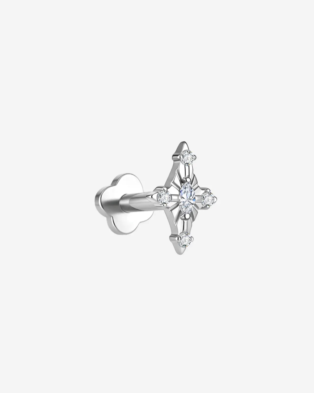 Celestial Compass Flatback Stud
