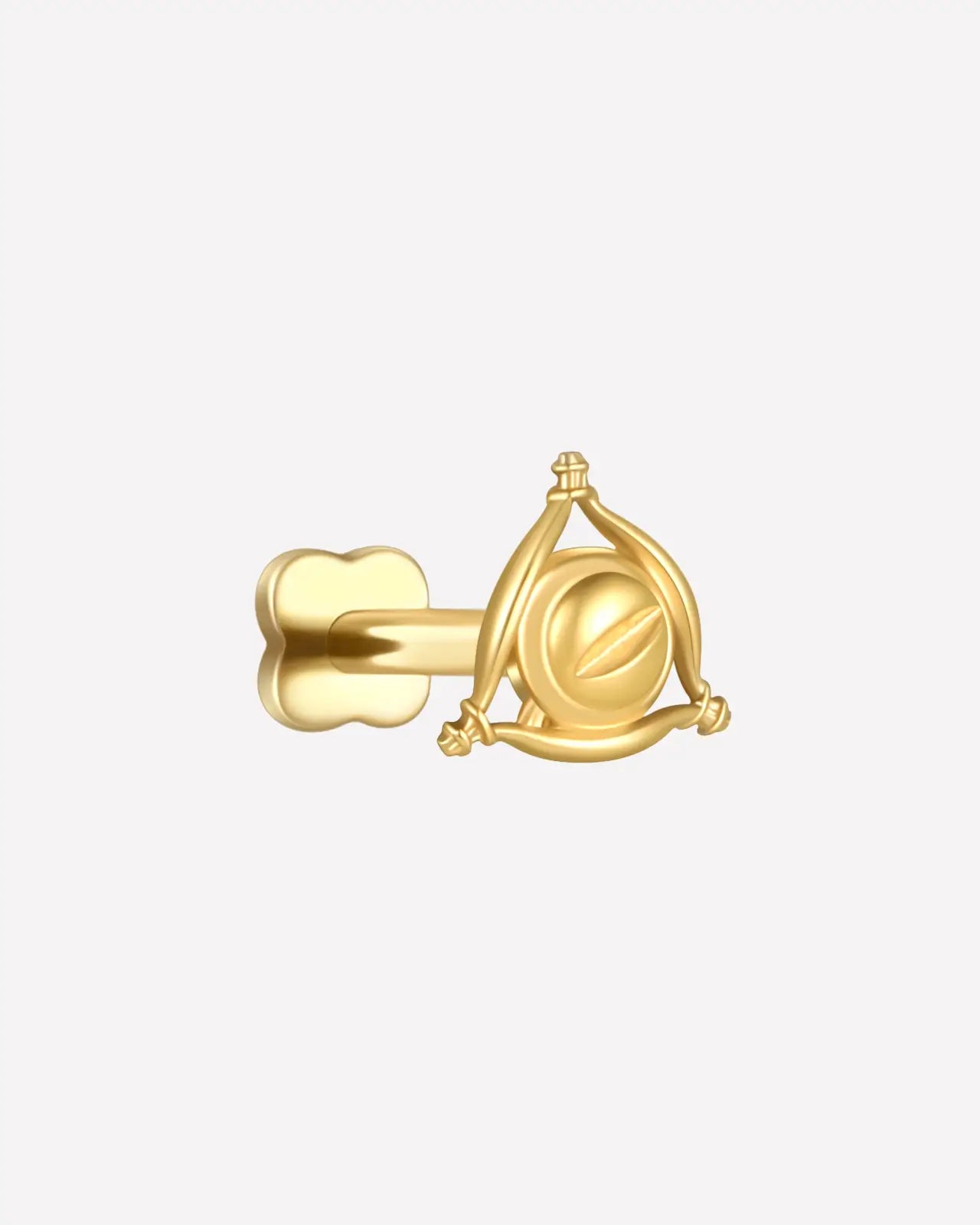 Triune Sigil Flatback Stud