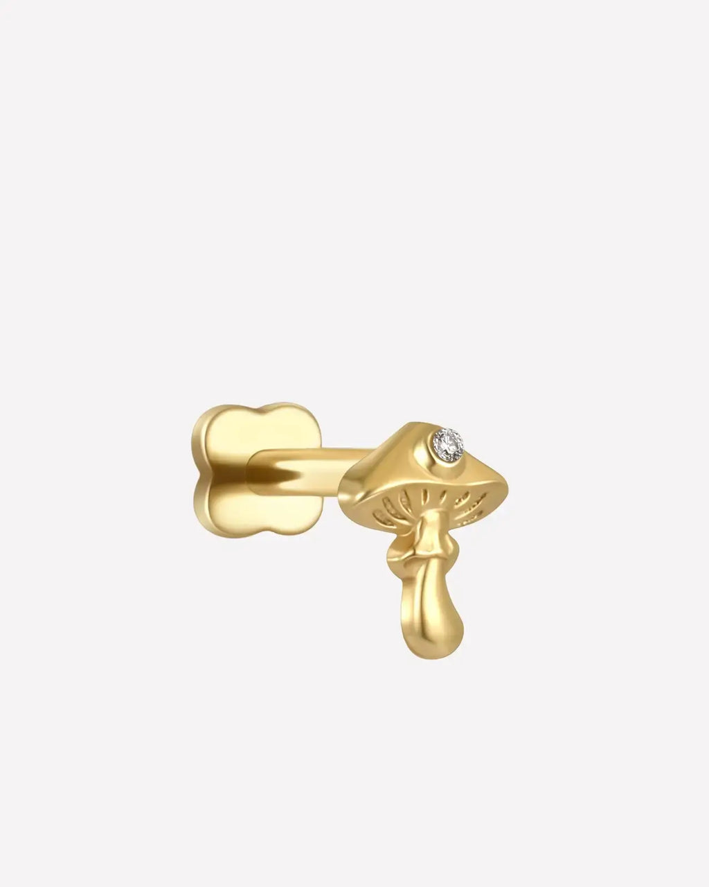 Zirkon-Pilz-Flatback-Stecker
