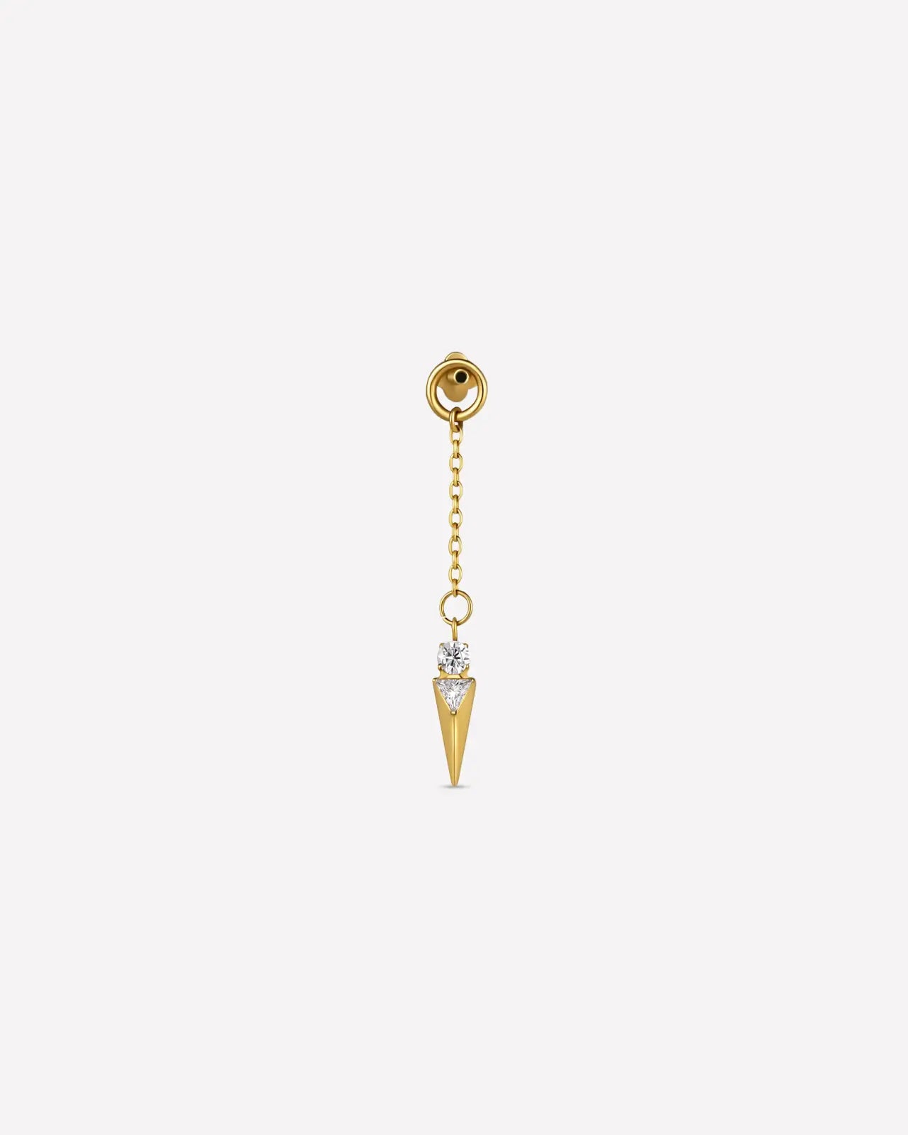 Prism Spike Hoop Charm