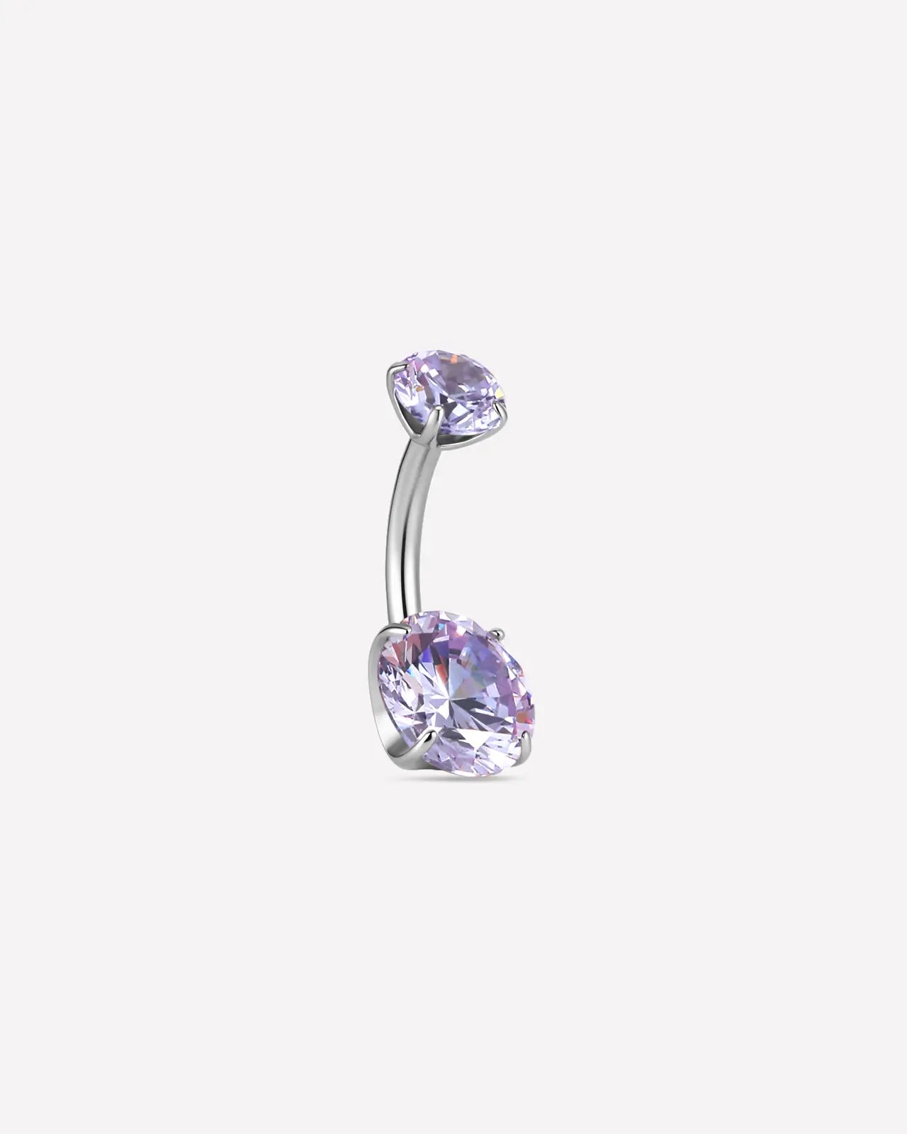 Twin Radiance Belly Button Ring