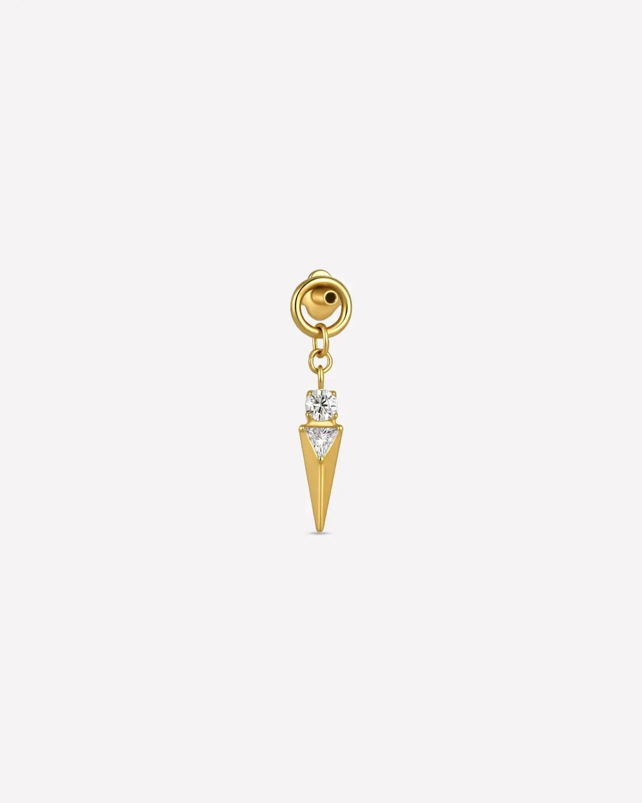 Prism Spike Hoop Charm