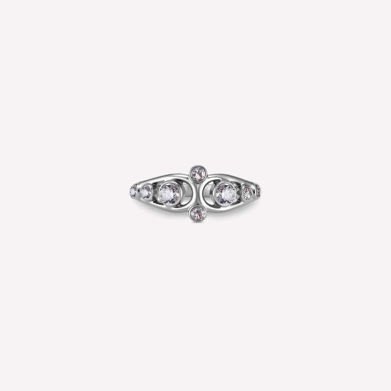 Lunaris Duet Halo Clicker Ring