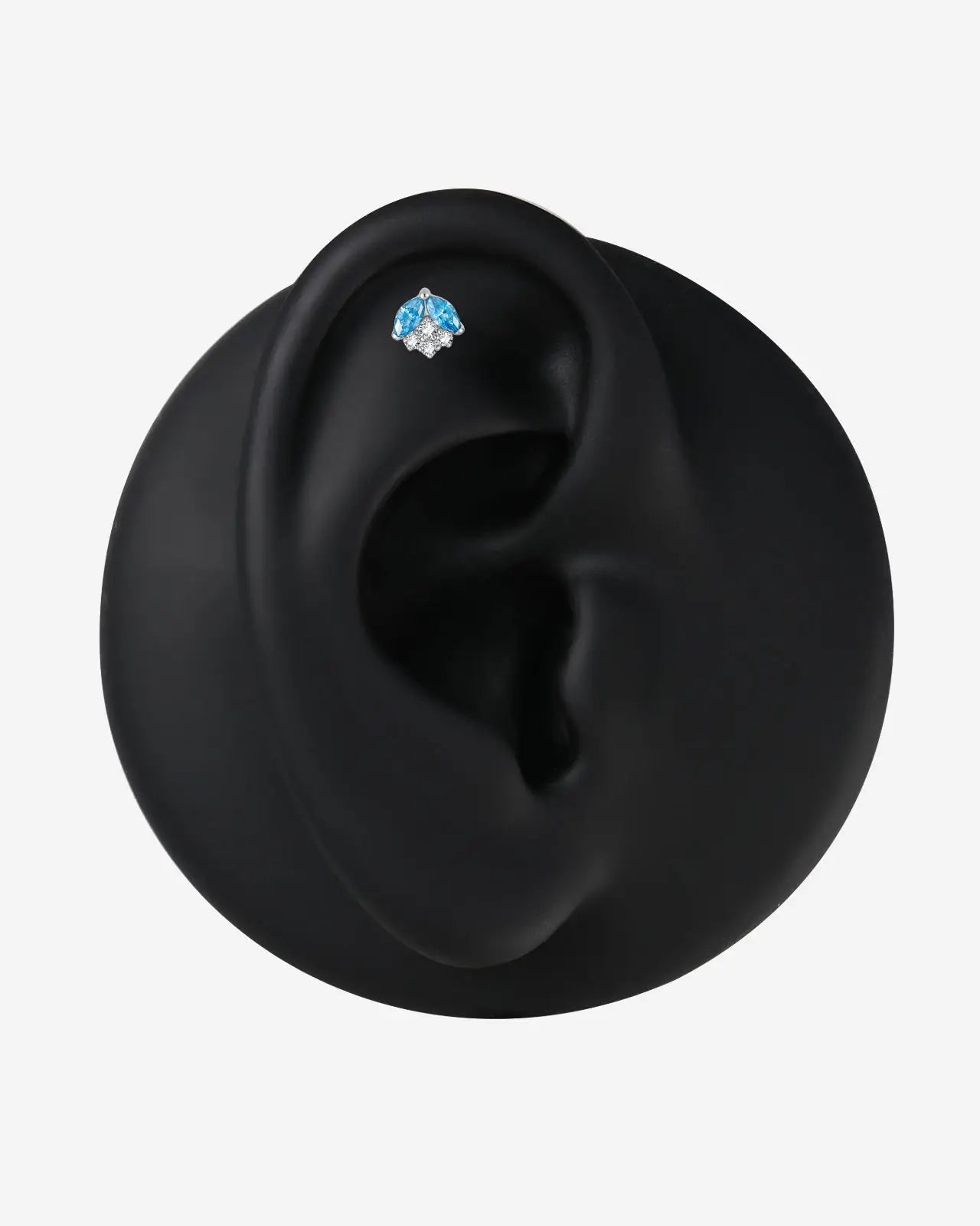 Marquise Petal Bloom Flatback Stud