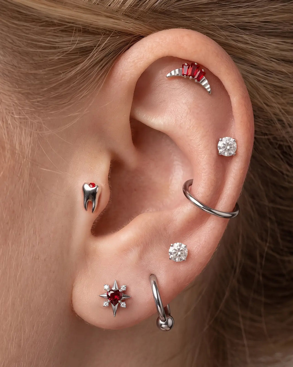 Enchanted Tooth Flatback Stud