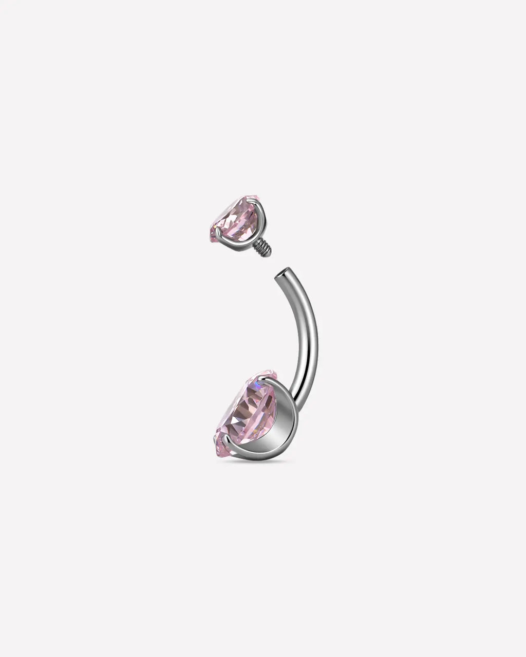 Twin Radiance Belly Button Ring