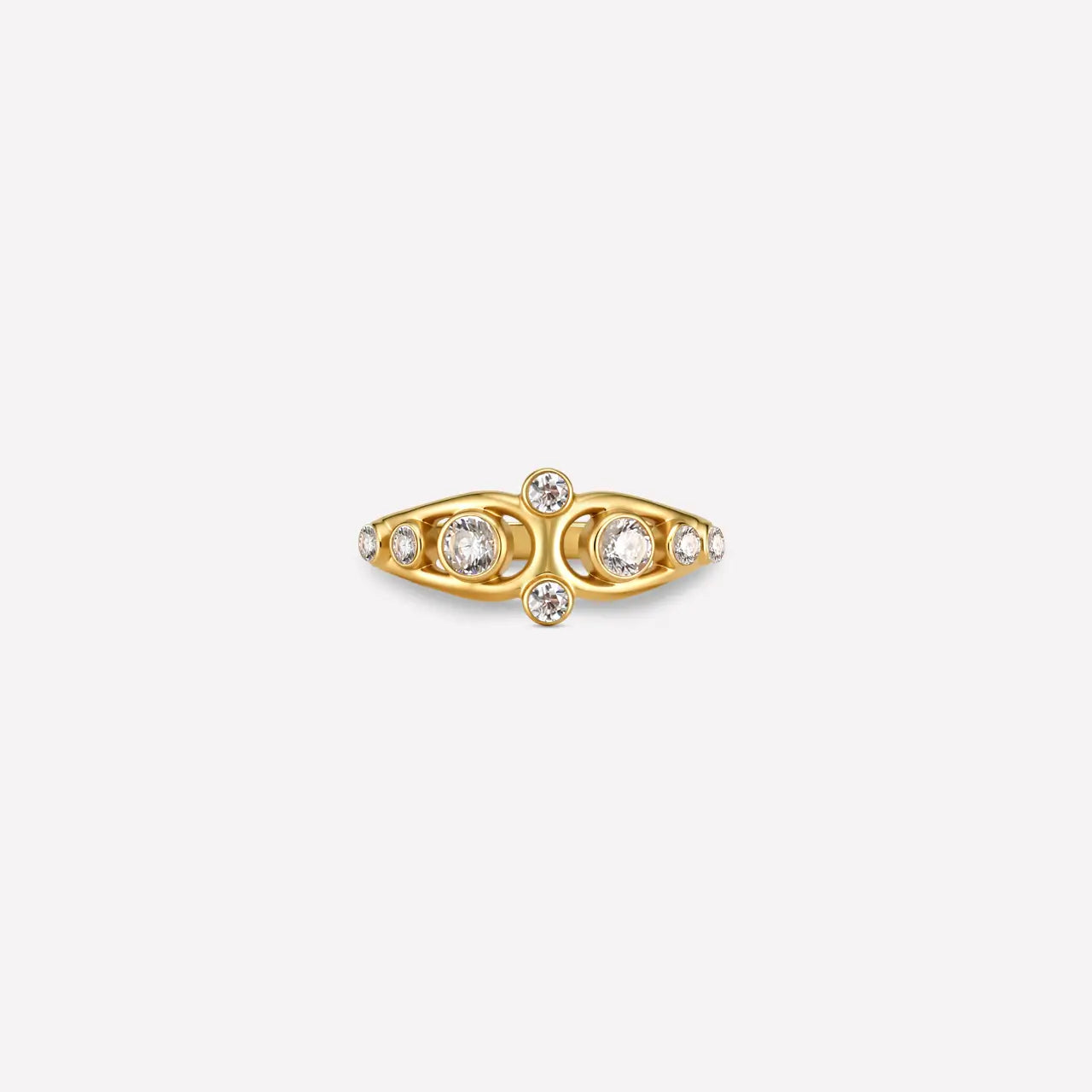 Anello clicker Lunaris con doppio alone