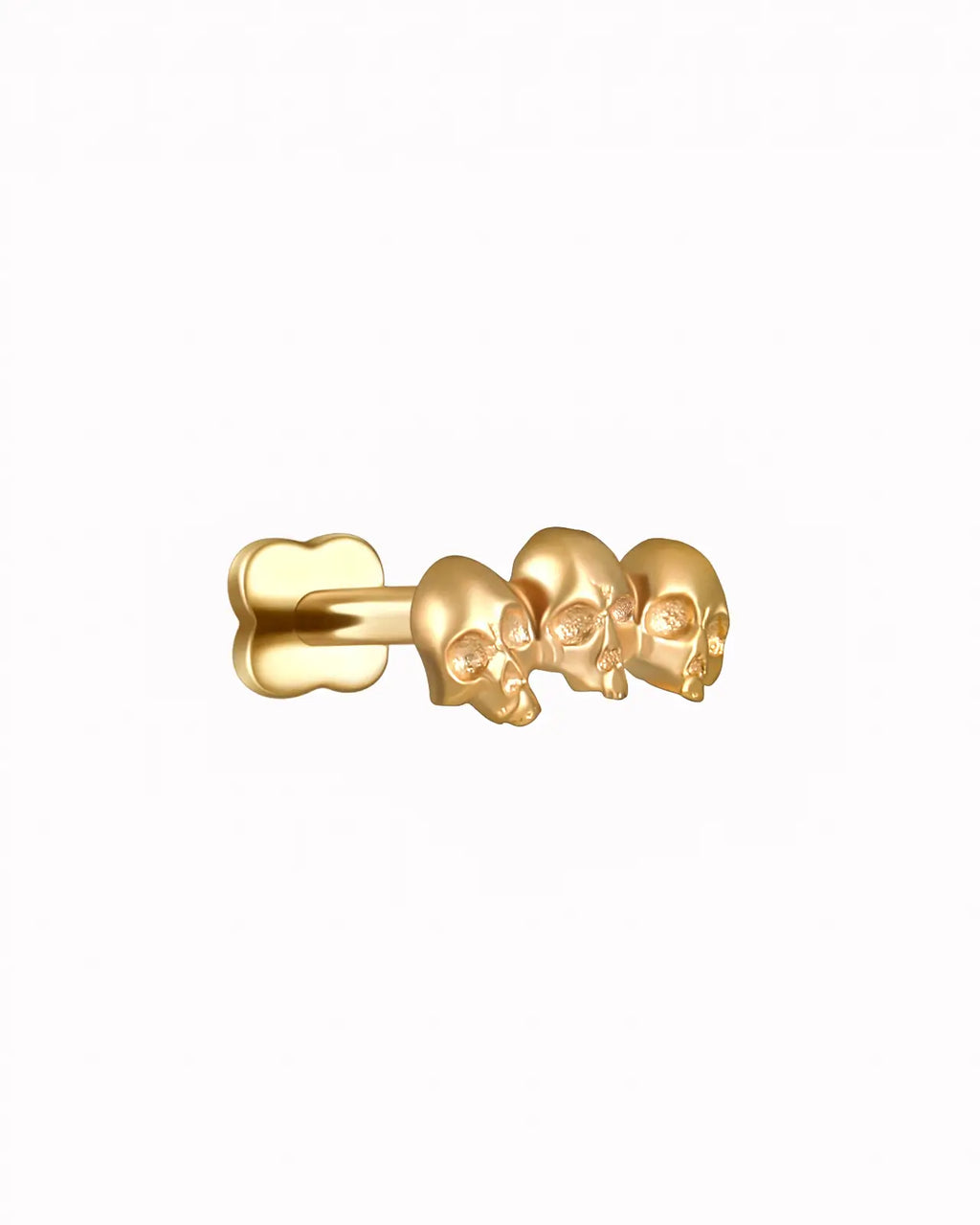 Trinity Skull Flatback Stud