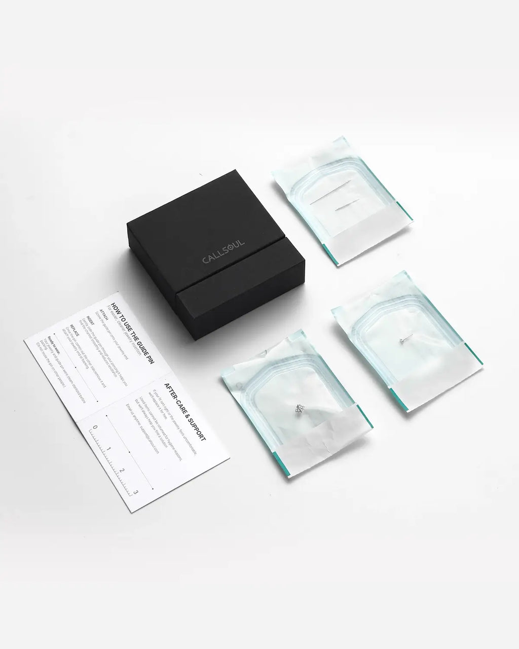 Draped Fan Flatback Stud