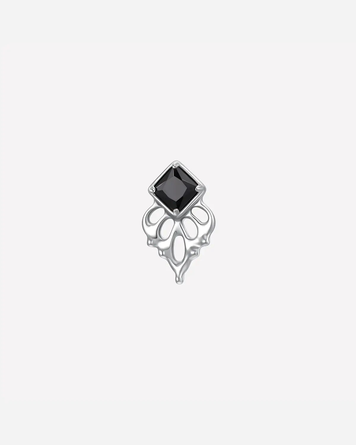 Ornate Diamond Bloom Flatback Stud