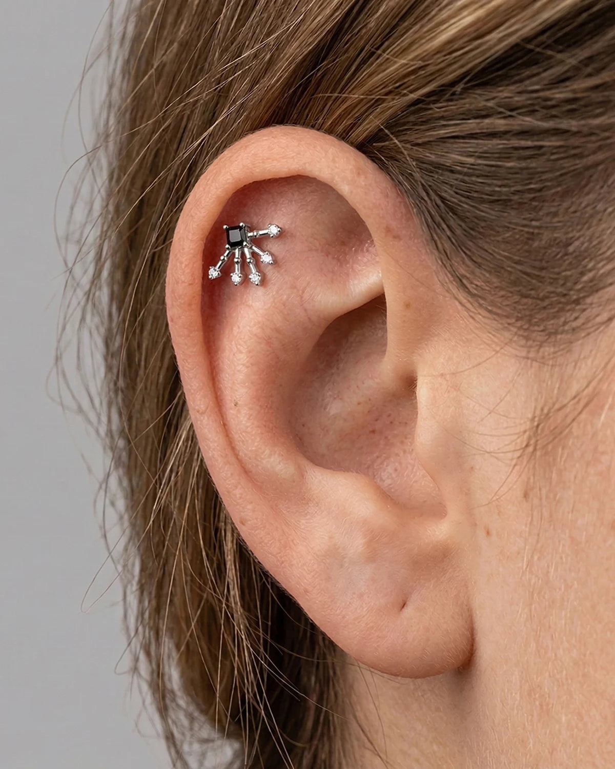 Radiant Starburst Flatback Stud