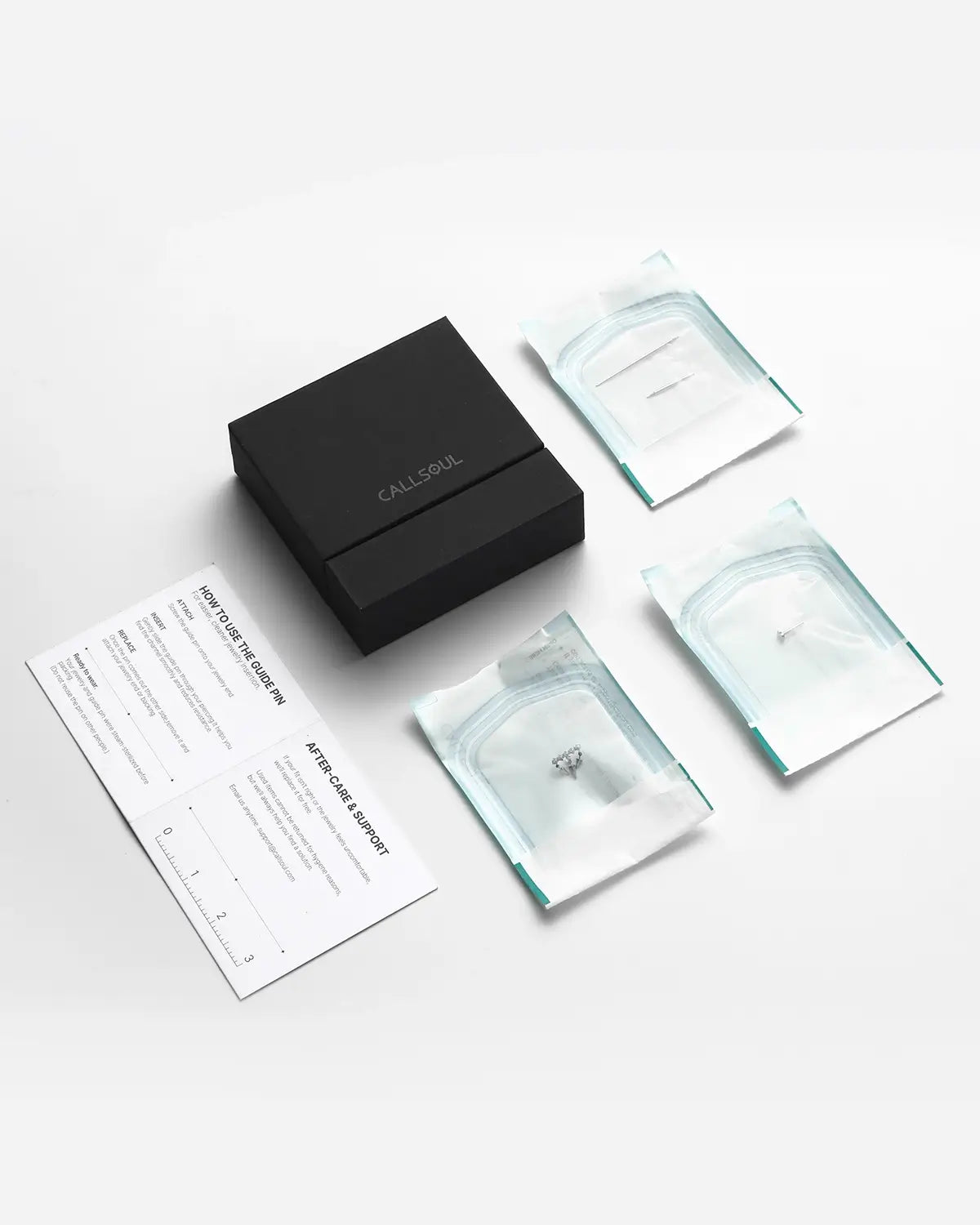 Triple Cone Dangle Flatback Stud