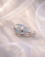 Coral Clownfish Flatback Stud - Silver Ocean Mist - CS-KSD-0279-TI-G-HL - 03
